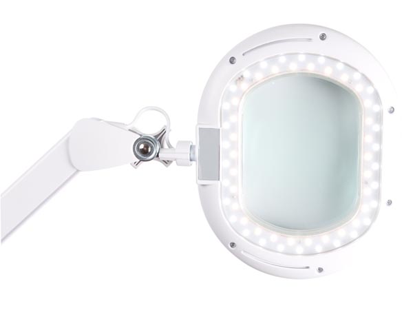 LED luplampe - 5 dioptri,1-9W, 60 LEDs, dæmpbar, Hvid
