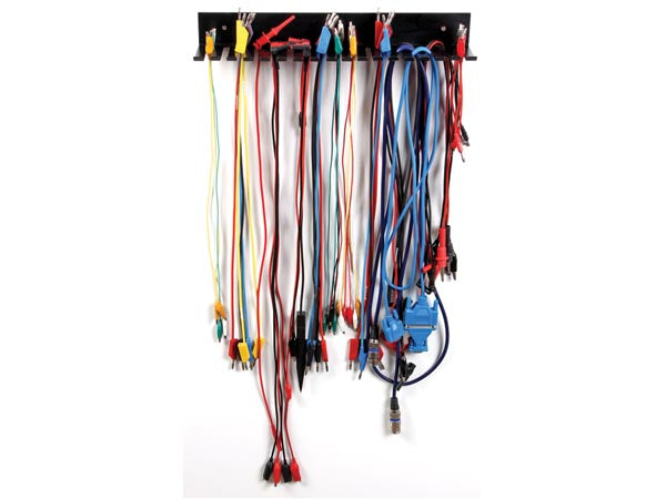 Kabelholder til testledninger - 16 riller