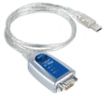 Moxa USB til seriel konverter 1x RS-232 DB9M (80 cm kabel) USB 2,0 kompatibel / UPort 1110
