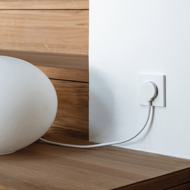 NORM flad stikprop, hvid - Schuko