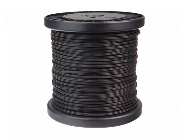 Højttalerledning, tvilling - 2x0,14mm² CU, Sort (metervare)