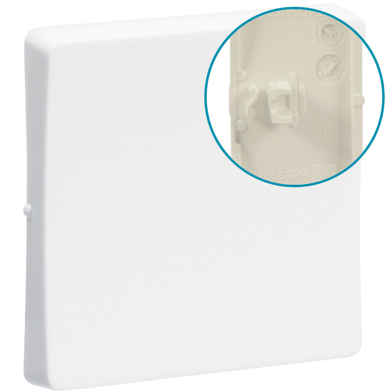 LK FUGA®afbryder 16A tangent 1 modul, hvid (ny type)