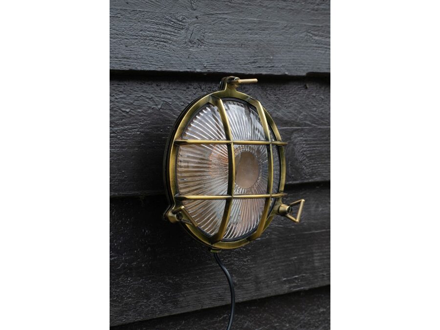 Skot væglampe, indendørs - AHOI E27 Bronze nikkel