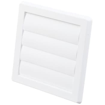 Lamelventil 180x180 mm Ø100 mm, hvid, type 70/10c
