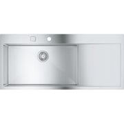 GROHE K1000, Rustfri stålvask, nedfældet/planlimet, 1160x520mm