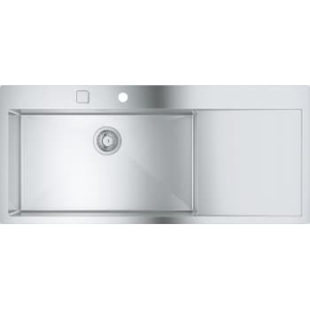 GROHE K1000, Rustfri stålvask, nedfældet/planlimet, 1160x520mm