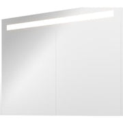 Proline spejlskab 100x74cm, LED belysning, mathvid paneler