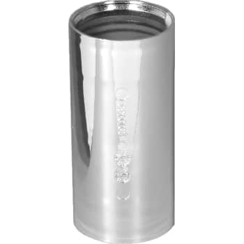 Muffe forkromet Purus Ø 40 mm indstik PP