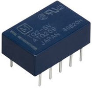 Signal relæ - 5Vdc, 2A, 2 x skifte (DPDT)