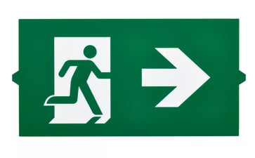 Philips EXIT Piktogram Pil højre EM155Z SLIM WL
