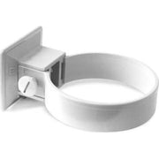 Plastmo plastrørholder 2pak, Ø75mm , hvid