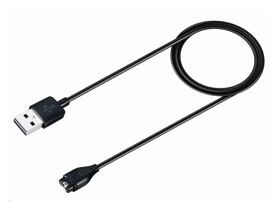 USB ladekabel til Garmin Fenix 7/7S/7X/6/6S/6X/5S/5X, m.fl.