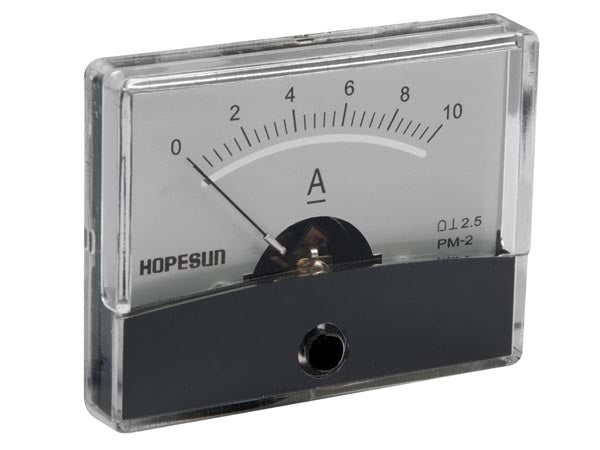 Analog strøm-panelmeter - 10A DC (60x47mm)