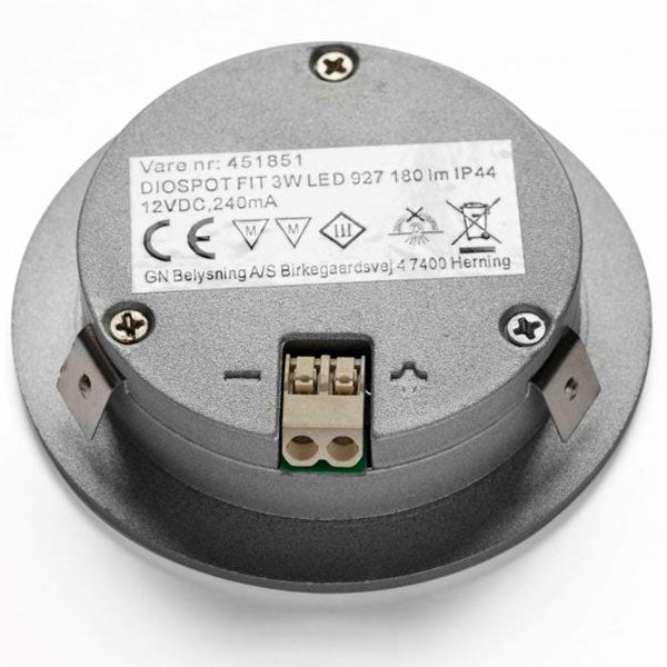 Diospot FIT 3W LED 927 180Lm - alu