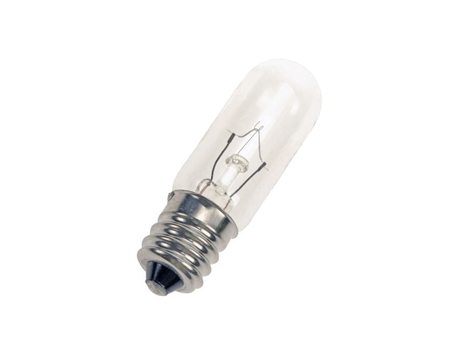 Rørlampe - 12V / 250mA / 3W, E14 sokkel (Ø16x54mm)