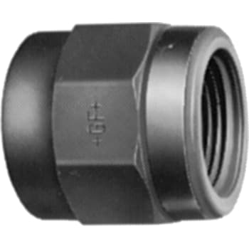 20 mm x 1/2" PVC overgang muffe