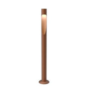 Flindt Garden Bollard Corten Colour Long Base W/Adaptor LED 3000K 8.8W I Dali 215 Lm