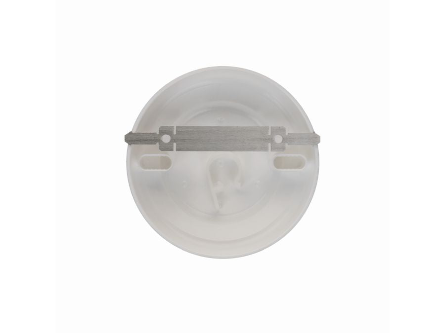 Blænddæksel/baldakin - Ø100mm, Hvid (1-4 ledninger)