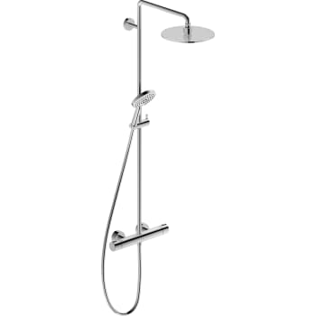 Duravit C.1 komplet brusesystem med termostat, hovedbruser og håndbruser