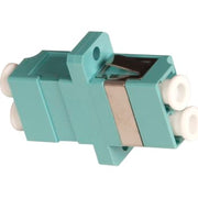 Fibermellemled LC OM3 duplex MM aqua SC footprint