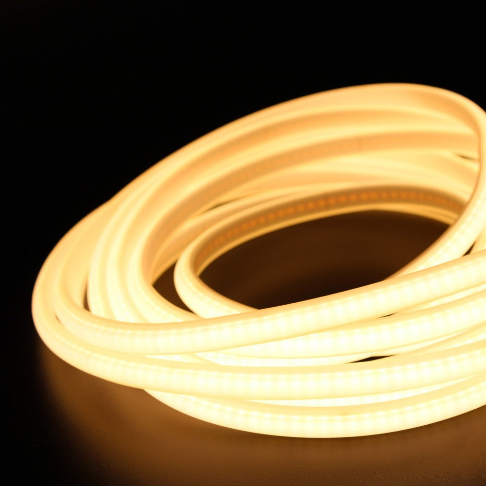 Vandtæt Neon COB strip - 230V, IP67, 288 LED, 11,5W/m, kan klippes hver 10cm
