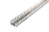 Alu profil 8 med klar cover - 2,5 m