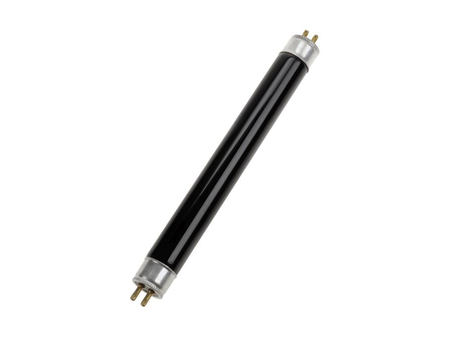 T5 UV-A sortlysrør - 8W/56V, G5 sokkel (Ø16x288mm) blå/sort