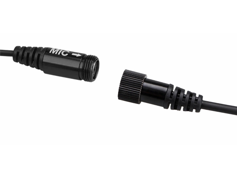 Motorcykel PMR headset m. PPT og 2 pin Kenwood stik