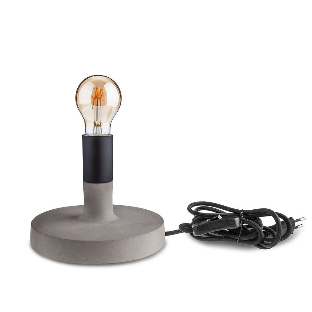 V-Tac Beton bordlampe - E27, Max 60W, Samsung LED chip, 5 års garanti