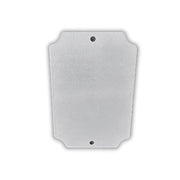 Montageplade stål 136 x 183 mm (L x B)
