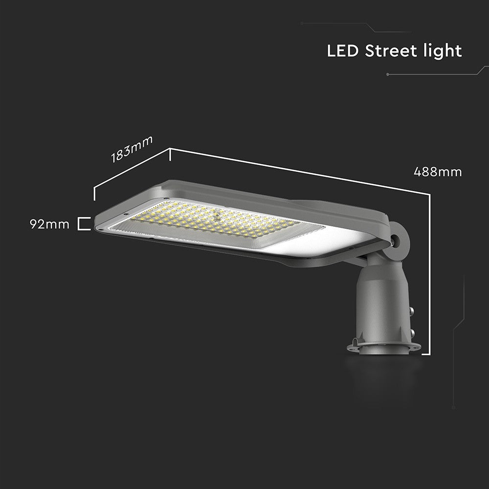 100W LED gadebelysning med Samsung chip, 4000K, 9400lm, RA80, IP65, 5 års garanti