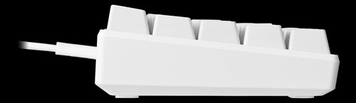 Mini mekanisk gaming tastatur - RGB, Brune Switche, Hvid