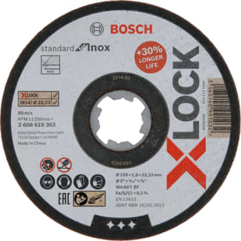 Bosch X-LOCK skæreskive STDI, 125 x 1,6 mm