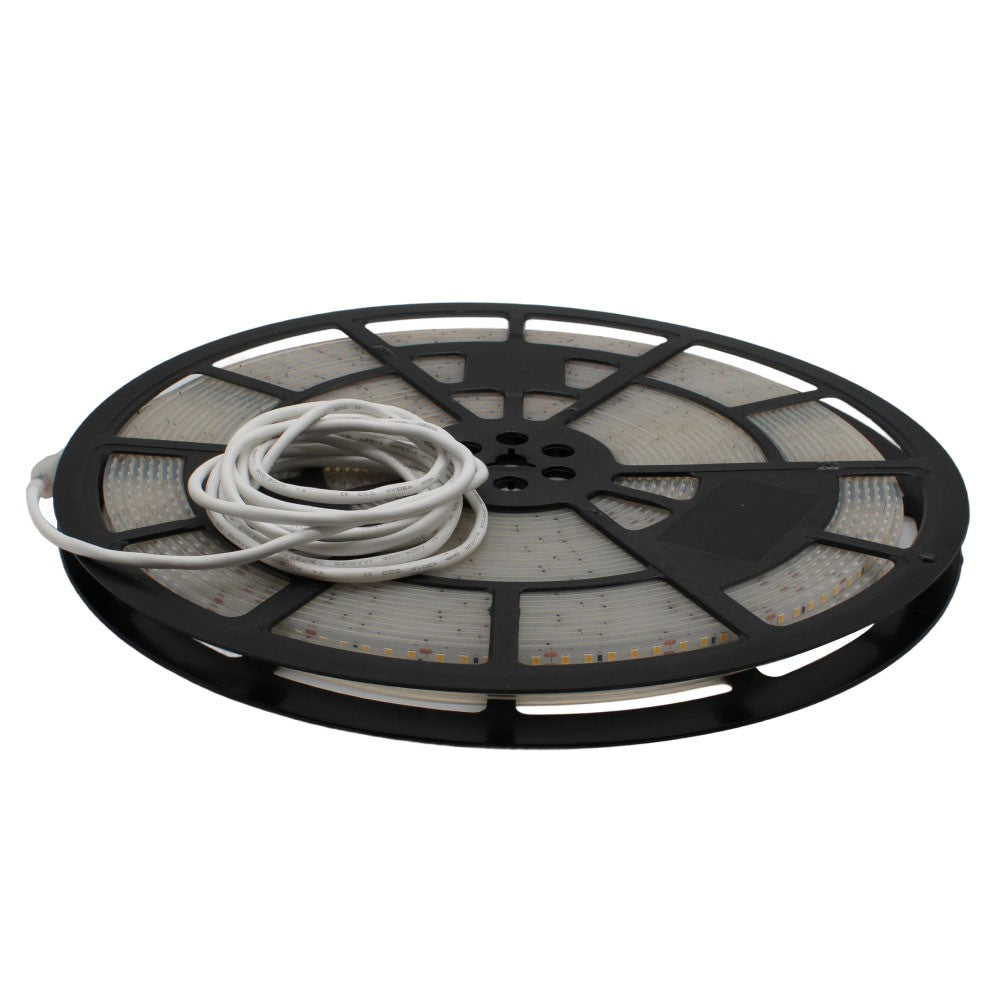 20m Vandtæt Pool LED Strip med 120 LED pr. meter, 7,5W/m, IP68, 24V, 750lm/m, RA80