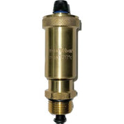 Luftudlader med ½" lukkeautomat. Max.: 10 bar / 120 C