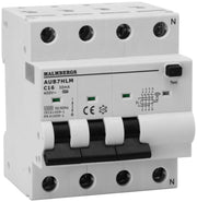 RCBO KOMBIRELÆ 16A 3P+N 30mA