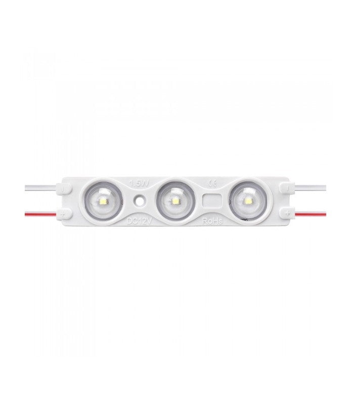 Vandtæt LED modul - 1,5W 3000k, IP67, Perfekt til skilte og special løsninger