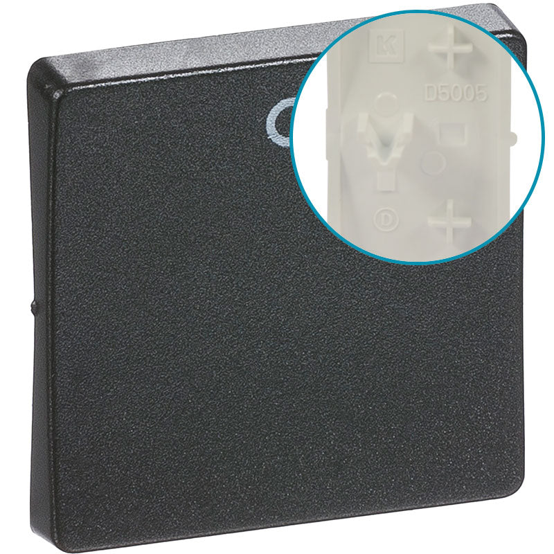 Fuga Tangent afbryder 2 - pol 440 V koksgrå (gammel type)