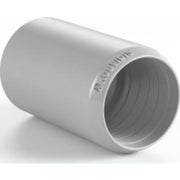 Plastmuffe 16 mm, halogenfri, grå