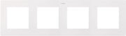 Simon 24 Harmonie ramme 4 modul hvid