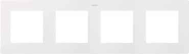 Simon 24 Harmonie ramme 4 modul hvid