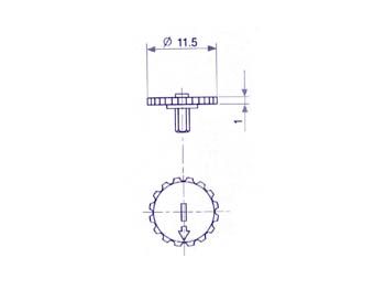 Hjul til S-serie Trimmer