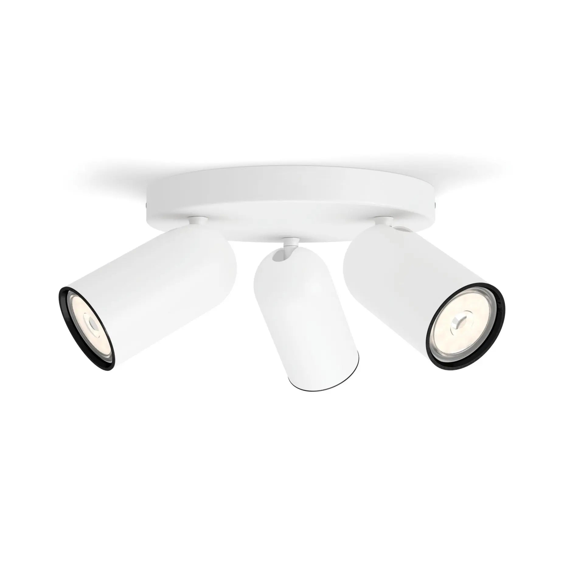 PONGEE plate/spiral white 3xNW