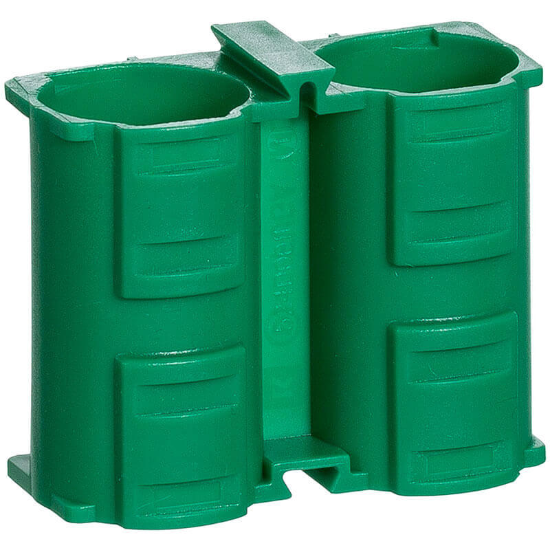 LK Fuga dobbelt tud til 2x20 mm. til indmuringsdåse