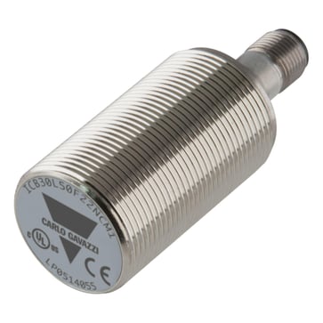 Induktivaftaster M30 PNP NO 15mm skærmet lang IP67 10-40VDC fornikl MS