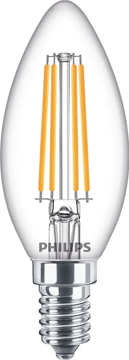 Philips LED E14 6,5W, Erstatter 60W - 2700 Kelvin