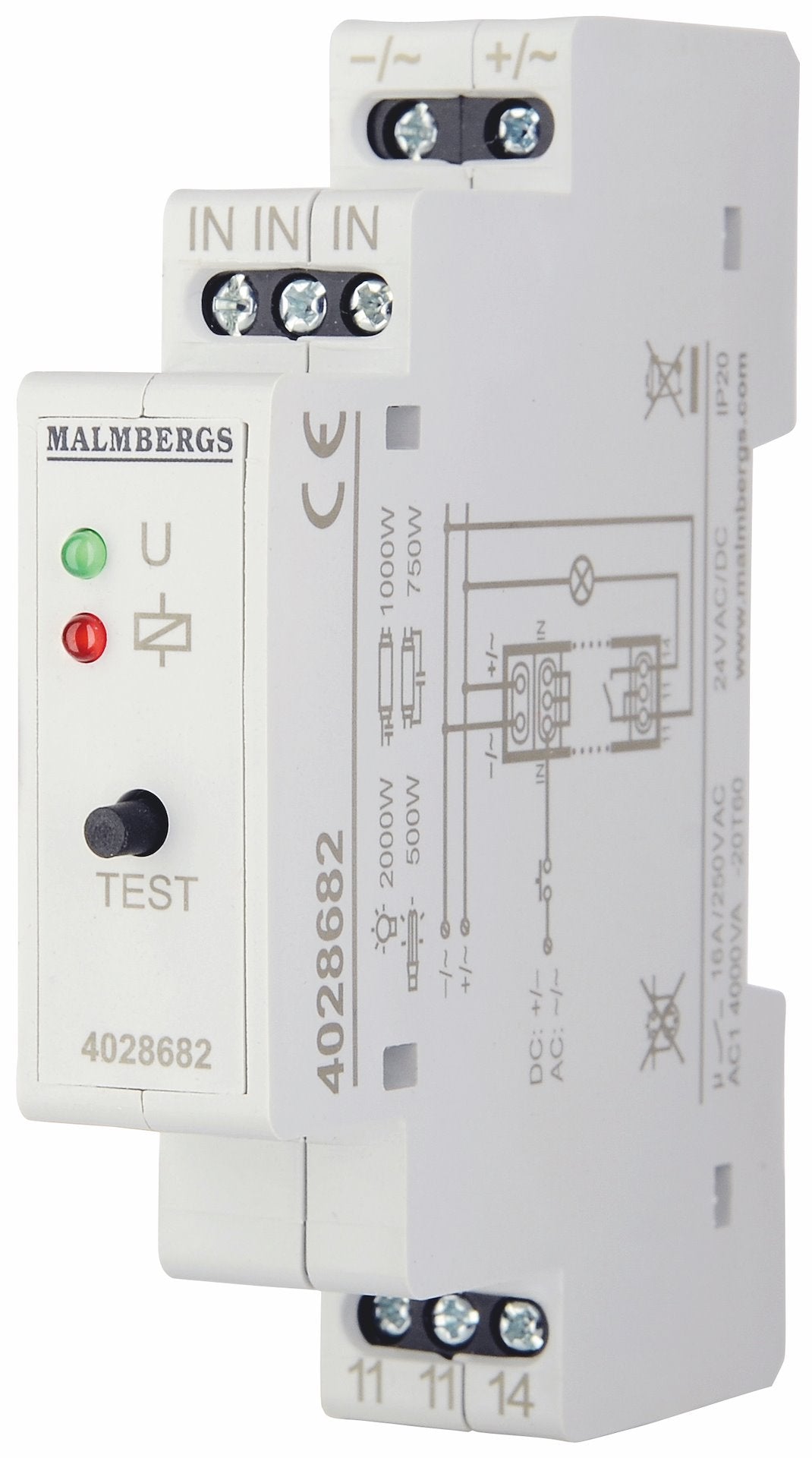 KIPRELÆ 1SL 16A 24V AC/DC