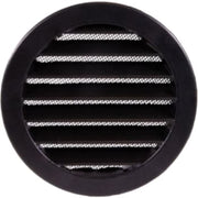 Duka metal udvendig rist DUSAV Ø125 mm, sort