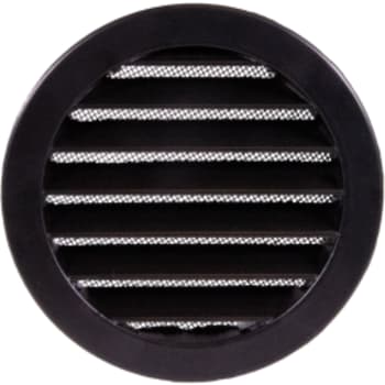 Duka metal udvendig rist DUSAV Ø125 mm, sort
