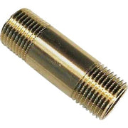 1" x 80 mm Nippelrør Messing